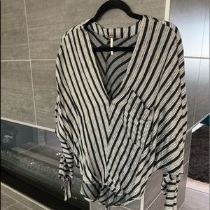 Free People striped shirt
